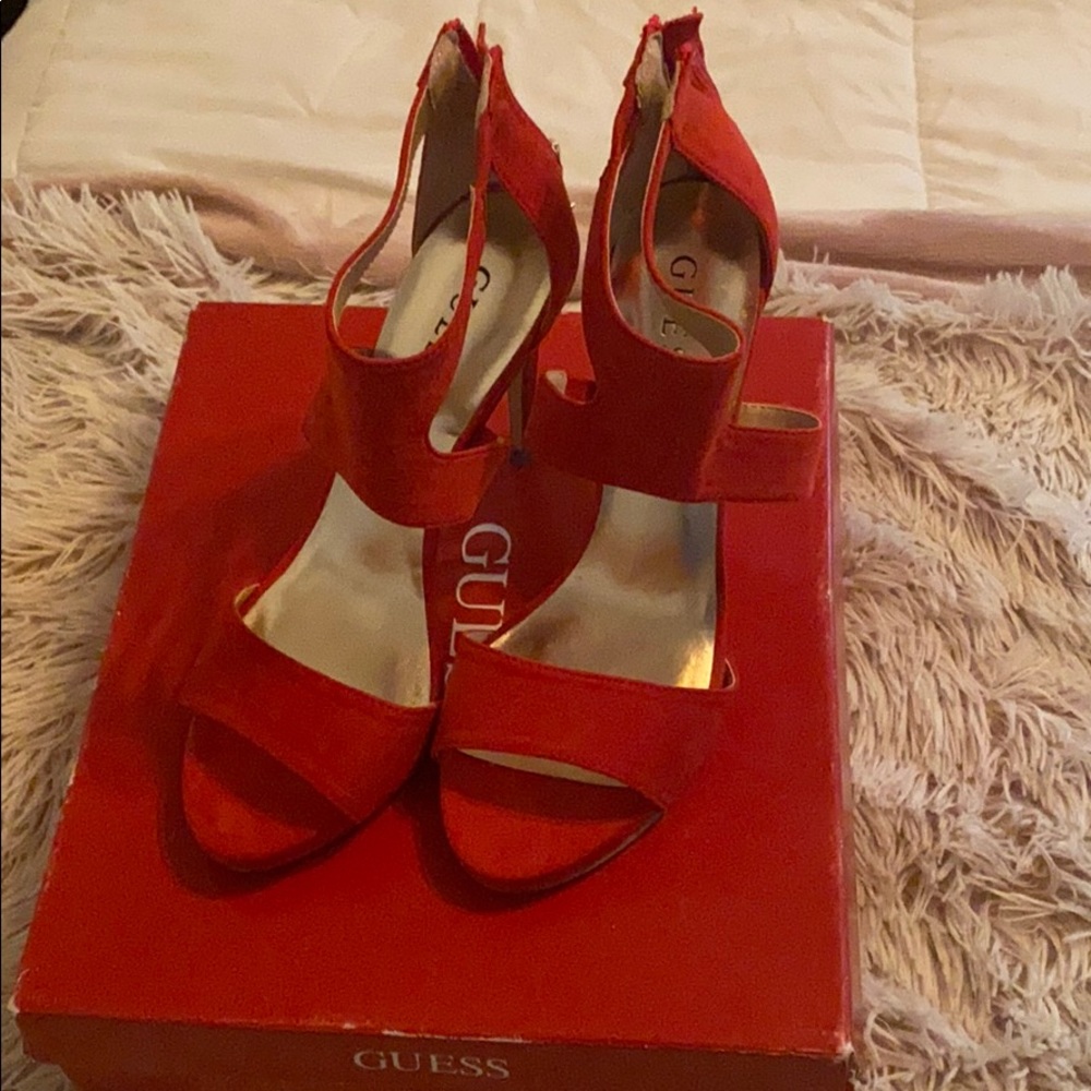 Guess high heels 👠 red new